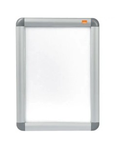 NOBO Vitrine cadre clipsable en aluminium et écran anti-reflet en PVC. Format A4