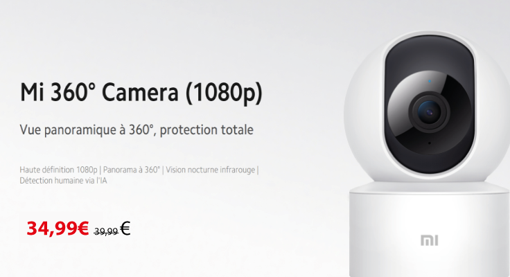 Camera Xiaomi Mi pas cher